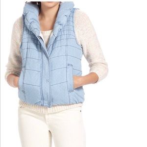 Daughters of the Liberation Chambray Puffer Vest